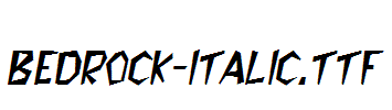 Bedrock-Italic.ttf