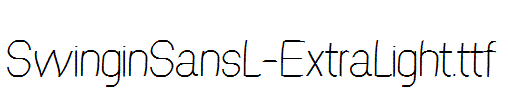 SwinginSansL-ExtraLight.ttf