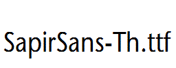 SapirSans-Th.ttf