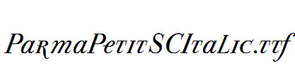 ParmaPetitSCItalic.ttf