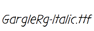 GargleRg-Italic.ttf