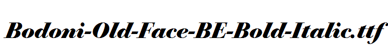 Bodoni-Old-Face-BE-Bold-Italic.ttf