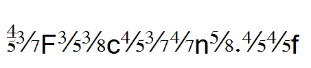 TiFractions.ttf