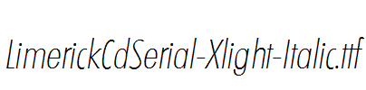 LimerickCdSerial-Xlight-Italic.ttf