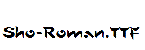 Sho-Roman.ttf