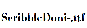 ScribbleDoni-.ttf