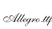 Allegro.ttf