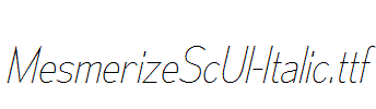 MesmerizeScUl-Italic.ttf