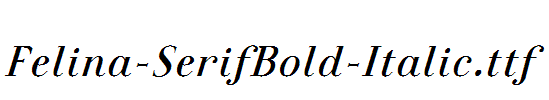 Felina-SerifBold-Italic.ttf