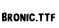 Bronic.ttf