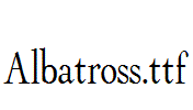 Albatross.ttf