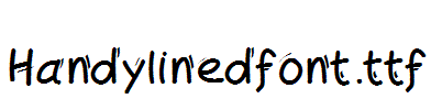 Handylinedfont.ttf