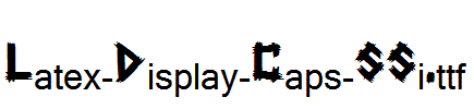 Latex-Display-Caps-SSi.ttf