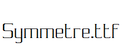 Symmetre.ttf