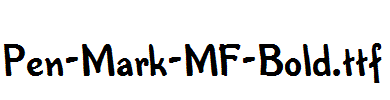 Pen-Mark-MF-Bold.ttf