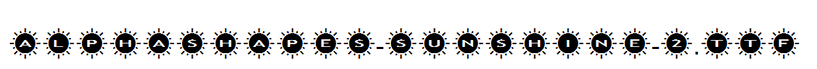 AlphaShapes-sunshine-2.ttf