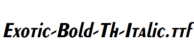 Exotic-Bold-Th-Italic.ttf