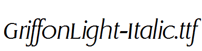 GriffonLight-Italic.ttf