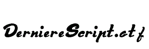 DerniereScript.otf