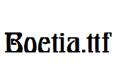 Boetia.ttf