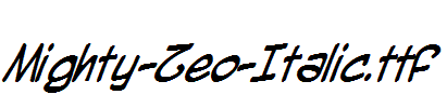 Mighty-Zeo-Italic.ttf