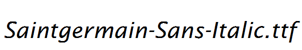 Saintgermain-Sans-Italic.ttf