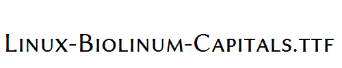 Linux-Biolinum-Capitals.ttf