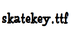 Skatekey.ttf