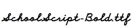 SchoolScript-Bold.ttf