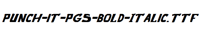 punch-it-PGS-Bold-Italic.ttf