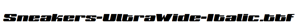 Sneakers-UltraWide-Italic.ttf