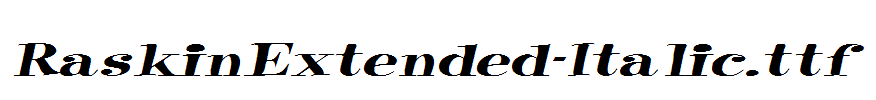 RaskinExtended-Italic.ttf