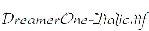 DreamerOne-Italic.ttf