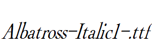 Albatross-Italic1-.ttf