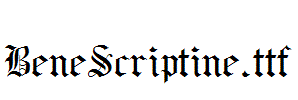 BeneScriptine.ttf