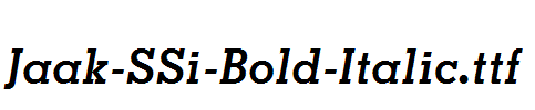 Jaak-SSi-Bold-Italic.ttf