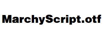 MarchyScript.otf