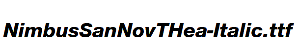 NimbusSanNovTHea-Italic.ttf