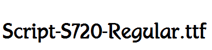 Script-S720-Regular.ttf