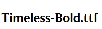 Timeless-Bold.ttf