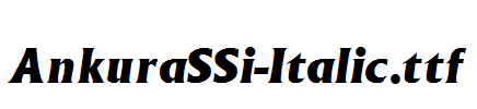 AnkuraSSi-Italic.ttf