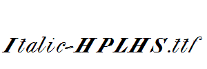 Italic-HPLHS.ttf