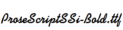 ProseScriptSSi-Bold.ttf