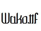 Wako.ttf