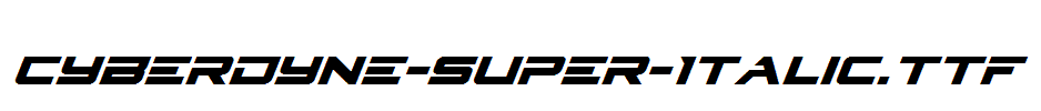 Cyberdyne-Super-Italic.ttf