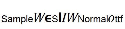 Sample-ESF2-Normal.ttf