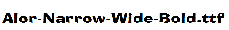 Alor-Narrow-Wide-Bold.ttf