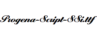 Progena-Script-SSi.ttf