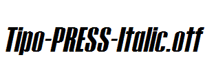 Tipo-PRESS-Italic.otf