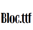 Bloc.ttf